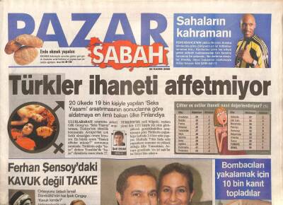 Sabah Gazetesi Pazar Eki 20 Kasım 2005 - Mehmet Ali Erbilin Kızı Sezin Babasını Eşlerinden Kıskandığını İtiraf Ediyor GZ93734 - 1