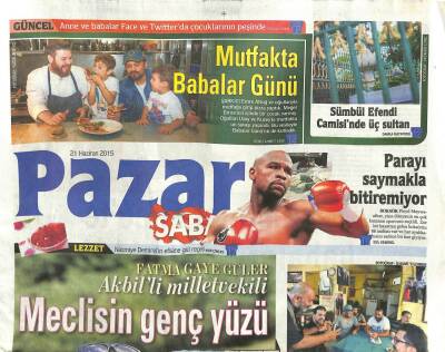 Sabah Gazetesi Pazar Eki 21 Haziran 2015 - Ferhat Ünlü Bir Derin Suikastin Anatomisi GZ105375 - 1