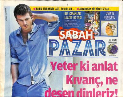 Sabah Gazetesi Pazar Eki 21 Nisan 2013 - Oryantalizmin 1001 Türlü Yüzü Var - Romanlar Çizgide Birleşti GZ106005 - 1