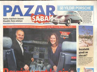 Sabah Gazetesi Pazar Eki 22 Şubat 2009 - Porschedan Aile Arabası Olur Mu ? GZ116322 - 1