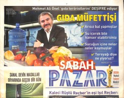 Sabah Gazetesi Pazar Eki 24 Şubat 2013 - Yılmaz Erdoğan'ın Arkadaşı Muhsin Kızıkkaya, Yılmaz Erdoğan'ı Yazdı GZ158412 - Gökçekoleksiyon
