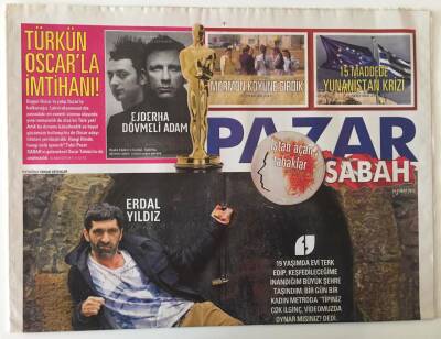 Sabah Gazetesi Pazar Eki 26 Şubat 2012 - Erdal Yıldızın Hikayesi , 15 Madde Yunanistan Krizi GZ26978 - 1