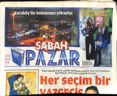 Sabah Gazetesi Pazar Eki 27 Ocak 2013 - Karakoça 80. Yaş Armağanı - İstanbulu Gezen Resimler GZ124944 - 1