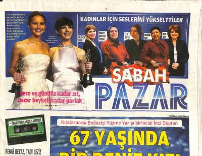 Sabah Gazetesi Pazar Eki 3 Mart 2013 - Ustasından Gazetecilik Dersleri * Yaşar Kemal GZ114102 - 1