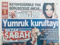 Sabah Gazetesi Pazar Eki 30 Ocak 2005 - Yumruk Kurultayı GZ43277 - 1
