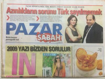 Sabah Gazetesi Pazar Eki 31 Mayıs 2009 - Haute Coutureün İflası GZ35806 - 1