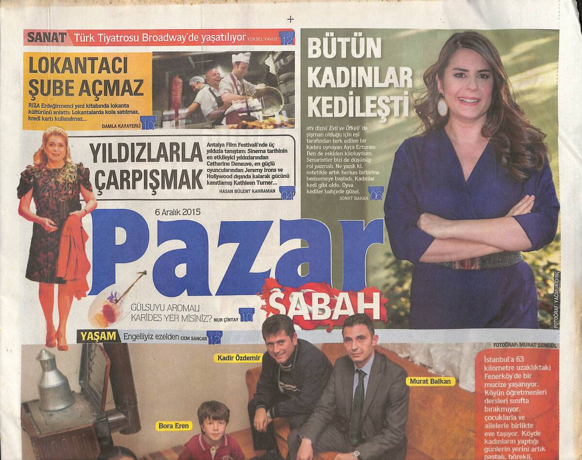 Sabah Gazetesi Pazar Eki 6 Aralık 2015 - Napoli'nin Yeni Kralı Higuain - Bir Zuckerberg Portresi Milyar Dolarlık Bebek GZ137032 - 1