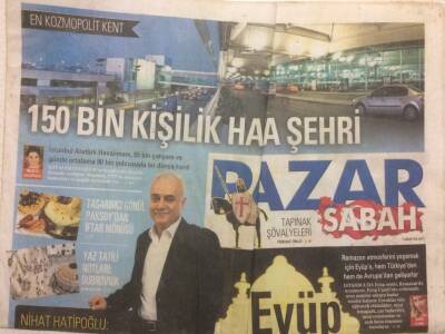 Sabah Gazetesi Pazar Eki 7 Ağustos 2011 - Nihat Hatipoğlu,Allahı Bildiğimi Sanırdım GZ35613 - 1
