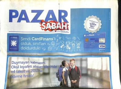 Sabah Gazetesi Pazar Eki 9 Eylül 2012 - Fettah Can Tarkan Gibi Olmak İstemem GZ100569 - 1