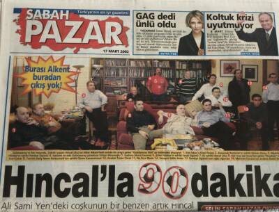 Sabah Gazetesi Pazar Eki-Ayşe Hatun Önalın Sponsoru Sevgilisi GZ45195 - 2