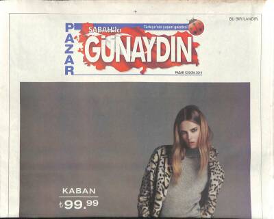 Sabah Gazetesi Pazar Günaydın Eki 12 Ekim 2014 - Sinem Kobal , Hakkındaki Haberleri Umursamadığını Söyleyip Yaşadığı Değişimi Bu Sözlerle Özetledi GZ116376 - 1