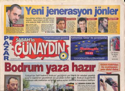 Sabah Gazetesi Pazar Günaydın Eki 15 Mayıs 2005 - Orhan Baba Ve Sezen Aksu İstanbulun Sesi Oldu GZ84574 - 1
