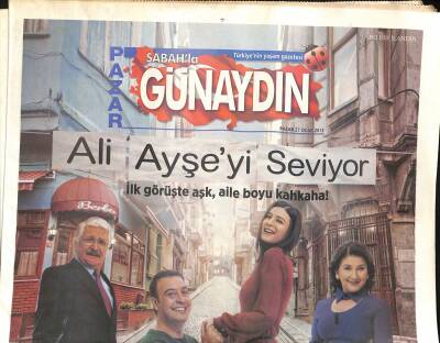 Sabah Gazetesi Pazar Günaydın Eki 27 Ocak 2013 - Sezen Aksu Eskiden Tımarhaneliktim - Bülent Ersoy Kılavuzu GZ124946 - 1