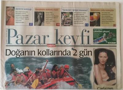Sabah Gazetesi Pazar Keyfi Eki 15 Kasım 1997 - Zerrin Özer İle Söyleşi GZ22902 - 1