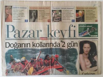 Sabah Gazetesi Pazar Keyfi Eki 17 Ağustos 1997 - Doğanın Kollarından 2 Gün GZ22910 - 1