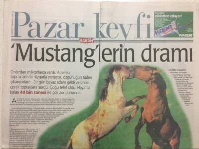 Sabah Gazetesi Pazar Keyfi Eki 27 Temmuz 1997 - Mustanglerin Dramı GZ35801 - 1