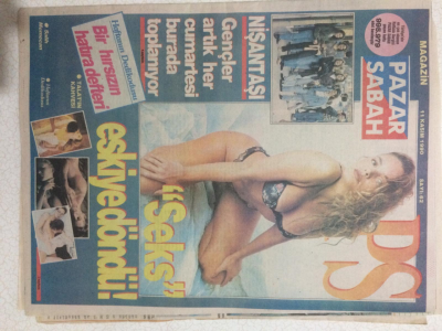 Sabah Gazetesi Pazar Sabah Eki 11 Kasım 1990 - Seks Eskiye Dönüyor GZ24920 - 1