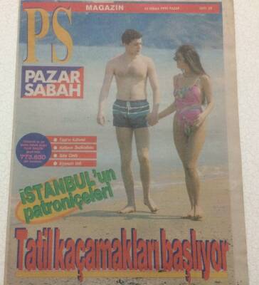 Sabah Gazetesi PS Eki 15 Nisan 1990 - İstanbulun Patroniçeleri GZ47982 - 1