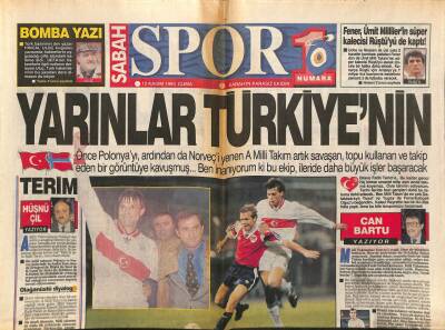 Sabah Gazetesi Spor Eki 12 Kasım 1993 - Dünya Halter Şampiyonası Başlıyor, Galatasaray,Mustiyi Sahaya Sürüyor GZ95063 - 1