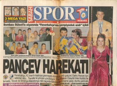 Sabah Gazetesi Spor Eki 13 Ekim 1993 -Ankaragücü Maçı Öncesi Beşiktaşta Sakatlanmalar Meydana Geldi,Fenerde Waginin Yerine Kemalettin Forma Giyecek GZ95077 - 1