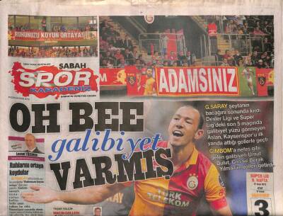 Sabah Gazetesi Spor Karadeniz Eki 28 Ekim 2012 - Hüseyin Avni Akerde Timsahın Yüzü Gülmüyor GZ125021 - 1