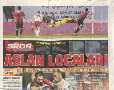 Sabah Gazetesi Spor Karadeniz Eki 3 Mart 2013 - Eskişehirde Geçen Sezonun Devam Filmi GZ114100 - 1