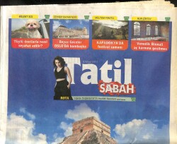 Sabah Gazetesi Tatil Eki 10 Mayıs 2015 - En Lüks Gemiler Akdeniz de GZ101018 - 2