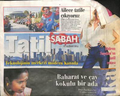 Sabah Gazetesi Tatil Eki 11 Haziran 2014 - Didem Soydanın Tatil Rotası GZ104684 - 1