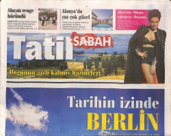 Sabah Gazetesi Tatil Eki 16 Nisan 2014 - Demet Akalının Favori 4 Tatil Rotası GZ100285 - 2