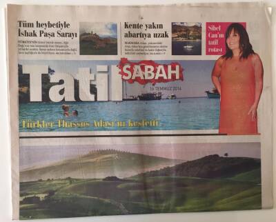 Sabah Gazetesi Tatil Eki 16 Temmuz 2014 - Açık Hava Müzesi Gibi TOSKANA GZ26953 - 1