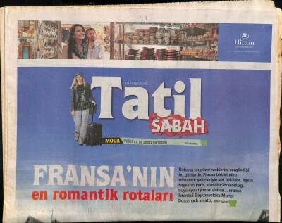 Sabah Gazetesi Tatil Eki 19 Nisan 2015 - Fransanın En Romantik Rotaları - Bienal Üssü Venedik GZ125908 - 1