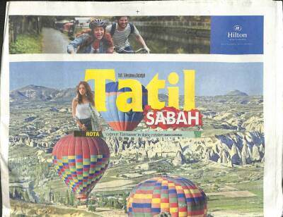 Sabah Gazetesi Tatil Eki 21 Haziran 2015 - Doğanın Mucizesi Kapadokya GZ105372 - 1