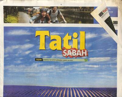 Sabah Gazetesi Tatil Eki 26 Temmuz 2015 - Akyakada Hayat Yavaş Akıyor - Şelalelerin Serinliğinde Akçakoca GZ117133 - 1
