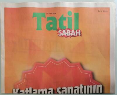 Sabah Gazetesi Tatil Eki 31 Aralık 2014 Turizmin Devleri İstanbulda -GZ44045 - 1