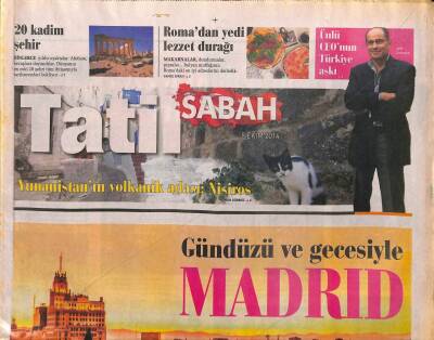 Sabah Gazetesi Tatil Eki 8 Ekim 2014 - Gündüzü Ve Gecesiyle MADRİD - 20 Kadim Şehir GZ105983 - 1