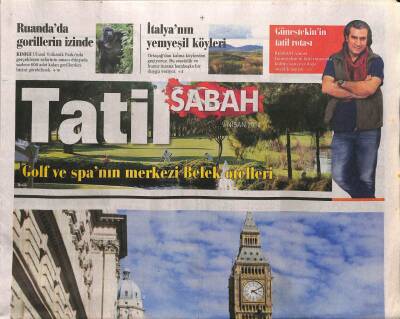 Sabah Gazetesi Tatil Eki 9 Nisan 2014 - Sakin Bir Mola İçin Ayvalık - Okurlardan Tatil Rotaları GZ100284 - 2