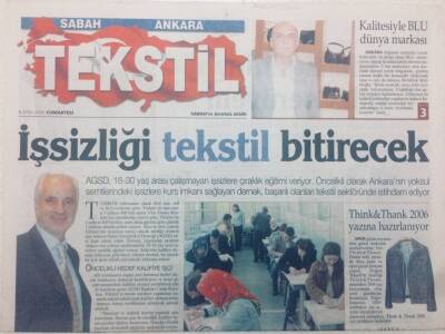 Sabah Gazetesi Tekstil Eki - 8 Ekim 2005 - Modanın Kalbi Balgatta Atıyor GZ46792 - 1
