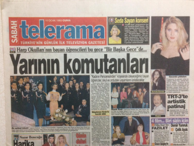 Sabah Gazetesi Telerama Eki 15 Ocak 1993 - Harika Avcıdan Şok Açıklamalar GZ24805 - 1