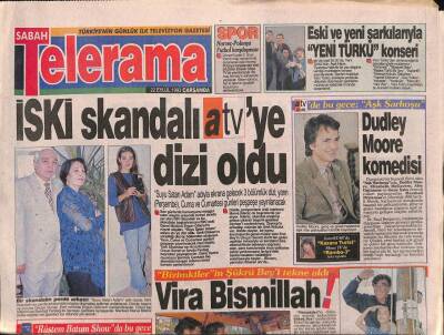 Sabah Gazetesi Telerama Eki 22 Eylül 1993 - Selçuk Ural Artık Talk-Showcu GZ96840 - 1