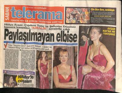Sabah Gazetesi Telerama Eki 25 Kasım 1992 - Coşkun Sabahın İnce Hesabı GZ116194 - 1