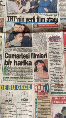 Sabah Gazetesi Telerama Eki 31 Ekim 1992 - Fatma Girik , Hülya Avşar Ve Bulut Arasın Başrolleri Paylaştığı Nefret Adlı Film GZ76496 - 2