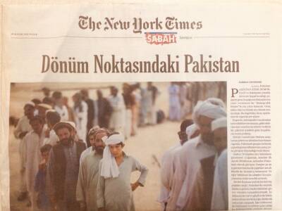 Sabah Gazetesi The New York Times Eki 29 Kasım 2009 - Dönüm Noktasındaki Pakistan GZ40263 - 1