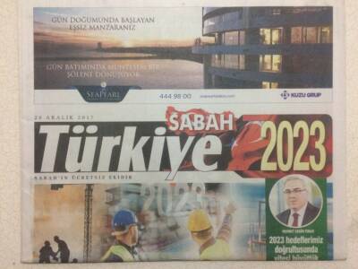 Sabah Gazetesi Türkiye Eki 29 Aralık 2017 - Türkiyenin İtici Gücü İnşaat GZ50701 - 1