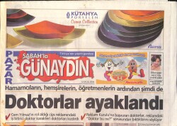 Sabah Günaydın Gazetesi 12 Eylül 2004 - Angelina Jolie Katil Avında - Ulusoyların Mutlu Gecesi GZ2979 - Gökçekoleksiyon