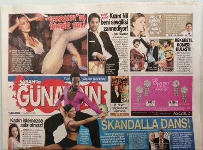 Sabah Günaydın Gazetesi 13 Haziran 2009 Kenan Doğulu Korku Benim Lugatımda Yazmıyor - GZ44475 - 2