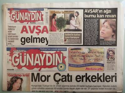 Sabah Günaydın Gazetesi 15 Nisan 2004 Avşar Kızının Başına Gelmeyen Kalmadı - GZ44187 - 1