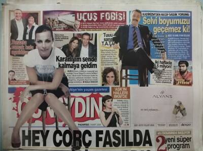 Sabah Günaydın Gazetesi 2 Mart 2009 Hakan Pekerin Menajeri Politikaya Soyundu - GZ44695 - 1