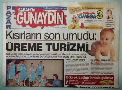 Sabah Günaydın Gazetesi 21 Mart 2004 Bowie Çiftinin Muhteşem Dönüşü -GZ33414 - 1