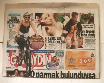 Sabah Günaydın Gazetesi 25 Mayıs 2009 - Yılmaz Erdoğan Pin Doktoru Oldu GZ7185 - 2