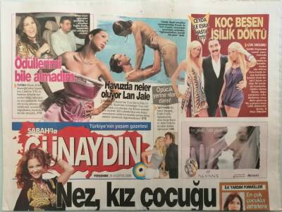 Sabah Günaydın Gazetesi 28 Ağustos 2008 Nez Kız Çocuk Evlat Edinecek - GZ44479 - 2